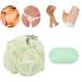 Bath Shower Srubber Kit Bath Shower Sponge Hair Eraser Washable Exfoliating Sponge Gentle Cleansing Hair Removal Bath Tool - Buy Online on GoSupps.com