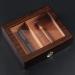 Portable Transparent Window Cedar Cigar Case Wood Travel Cigar Humidor Set with Humidifier Hygrometer Decorative Box - Buy Online on GoSupps.com
