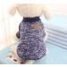 XXL Navy Blue Pet Dog Cat Sweater - Warm Fleece Coat for Puppies & Cats | Cozy Winter Clothes - Buy Online on GoSupps.com