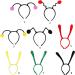 amangul Cosplay Headband m Antenna Shape Hair Hoop Plush Party Headpiece Childrens Day Stage Dancing Headband Unisex(Caterpillar Black) - Buy Online on GoSupps.com