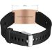 Custom Medical Alert Bracelets for Men & Women - Free Engraving Waterproof Silicone ID Wristbands Adjustable 9" Medic Jewelry - Black with Rose Gold Tag - Buy Online on GoSupps.com