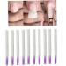 Healeved Nail Extension Kit - 300 STK Fiber Gel Manicure Fiberglass Nail Extensions White & Violet Perfect for DIY Nail Art - Buy Online on GoSupps.com