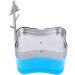 Premium Countertop Kitchen Soap Dispenser - 13 oz with Sponge - Silver - Buy Online on GoSupps.com