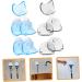 Minkissy 10-Pack Razor Holder - Suction Cup Shower Wall Stand for Razor Storage & Shaving Hooks - Durable Plastic Display - Buy Online on GoSupps.com