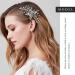 Easedaily Silver Crystal Wedding Hair Comb - Bridal Rhinestone Headpiece for Women and Girls - Buy Online on GoSupps.com
