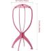 XCZYN Portable Wig Stand Holder for Women - Collapsible & Durable Travel Wig Display Stand Tool (Pink) - Buy Online on GoSupps.com