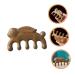 Anneomas Green Sandalwood Massage Comb - Antistatic Wooden Scalp Massager for Circulation & Spa Treatment - Buy Online on GoSupps.com