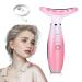 haoyehome Anti-Aging Face Massager for Face and Neck, Thermal and Tightens Sagging Skin for a Radiant Appearance Facial Vibrating Massager-pink