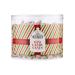 Christmas Mini Peppermint Candy Canes 250 pack 1.25kg - Candy Canes for Kids & Adults - Xmas Stocking Fillers - Christmas Eve Box Filler - Christmas Party Sweets with Merry Xmas Sticker