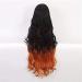 Nezuko Demon Slayer Cosplay Wig with Accessories - Long Curly Black Orange Gradient Kids Wig for Halloween Props - Buy Online on GoSupps.com