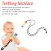 Sensory Chew Pendant - Silicone Baby Teething Necklace for Girls (Yellow) - Buy Online on GoSupps.com