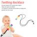 Buy Colorful Non-Toxic Baby Bite Ring Necklace - Sensory Silicone Chew Toys (5 Pieces) | Safe & Soft Teething Solution for Newborns - Buy Online on GoSupps.com