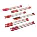 12pcs Lip Liner Pen Lipstick Pens Eyeshadow Pen Pencil Lip Liner Eyeliner Pencil Lip Pencil Wooden Water Proof 0.04 Ounce (Pack of 1) As Shown