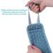 Chifans Loofah Sponge Back Scrubber & Bath Set - Natural Shower Brush for Body Peeling & Improved Blood Circulation - Blue - Buy Online on GoSupps.com