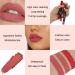3Pcs Rub Red Chestnut Mauve Pink Matte Lip Crayon Liner Set | Waterproof 24H DNM Matte Lipstick & Liner Set | Original labiales mate 24 horas | 13&15&16 - 3 Count - Buy Online on GoSupps.com