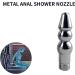 Premium Metal Enema Shower System - Clean Shower Head for Vaginal & Colon Irrigation | Aluminum Bathroom Cleaner (Silver - Buy Online on GoSupps.com