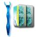 T.Smile Evolutionary Clean Dental Flossers, Kit of Handle(s) Plus Refillable Heads (1 Mid-Length Handle, +100 Extra Strength Refills) 1 Mid-length Handle +100 Extra Strength Refills