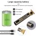 Professional Hair Finishing Trimmer with 6 Comb Beard Trimmer Men's Electric Trim Razor Beard Trimmer with LED Display and USB Rechargeable Contour Trimmer T-Blade Clippers Grooming Kit(Gold) - Buy Online on GoSupps.com