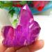 Crystal 100g Titanium Coated Fuchsia Natural Rock Crystal Quartz Cluster Halo Angel Cluster Specimen Suitable for Home Office Decoration ERBDRGAZ - Buy Online on GoSupps.com