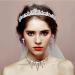 Exceart Luxury Rhinestone Flower Strass Crown Tiara | Bridal Diadem for Weddings Cosplay & Balls - Buy Online on GoSupps.com