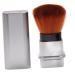 nail dust brush foundation makeup nail cleaner brush bronzer blush revolution kabuki brush powder brush multi-use makeup brush retractable makeup makeup tool travel 8.2x3.3cm Silver