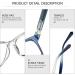 3 Pack Blue Light Blocking Multifocal Reading Glasses with Spring Hinge - 1.50x Magnification - Buy Online on GoSupps.com