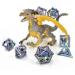 RULE DICE Metal DND Dice Set  7pcs Captive Magic Dragon Metal Dice Set  Unique Design  Fantastical Hollow Polyhedral DND Dice Metal  Suitable for Role Playing Games D&D Dice (Rainbow) C-rainbow - Buy Online on GoSupps.com