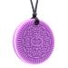 Chew Necklace for Sensory Kids  Silicone Teething Necklace for Baby  Sensory Chewy Teether for Boys and Girls with Autism  Chewing  ADHD  SPD  Autism Chew Toys for Adult Purple
