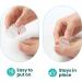 Toe Separators - 2 Pairs Soft Gel Spacers for Bunions & Foot Pain Relief | Stretcher for Men & Women (Clear + Large - Buy Online on GoSupps.com