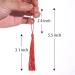 144 Pcs Colorful Bookmark Tassels for Crafts, Keychain, Graduation & Jewelry Making - Buy Online on GoSupps.com