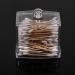 Agatige Clear Plastic Qtip Holder - Stylish Cotton Swab Container with Lid for Q-tips Perfect for Home & Travel - Buy Online on GoSupps.com