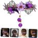 Didiseaon Hairpin Decorative Hair Clips for Women Rhinestone Hair Clamps Barrettes for Thick Hair Rhinestone Bobby Pins Crystal Hair Clip Vintage Miss Rhinestone Flower Purple Rhinestones - Buy Online on GoSupps.com