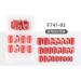 dijiusidy False Nail Perfect Matching Simple to Wear Fingernail Full Coverage Press Type Strong Viscosity Adjustable Paster Type 34 F741 Type 34 F741 - Buy Online on GoSupps.com