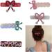Limtula Simple Princess Hair Duckbill Clip Hair Clip w Hair Catch Barrettes Hair Adornment Hair Ornaments Pink Braided Bow Duc - Buy Online on GoSupps.com