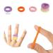 FiHodone 200 Small Hair Ties for Girls - 2cm Soft Rubber Braid Bands | Mini Colored Hair Jewelry (Yellow & Pink) - Perfect for Children - Buy Online on GoSupps.com