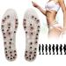 ENWEPOEO therapy massage inserts reflex zone massage shoe cushions with 56 massage ranges acupressure muscle relaxation relieves pain and pressure for men and women 2 pieces 39-40 39 40