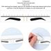 Disposable Eyebrow Stencil Ruler with Adhesive Easy to Use Microblading Template for Eyebrow Shape Design - Buy Online on GoSupps.com