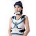 Safrol cervical-thorax orthesis V-shoulder strap breast prosthesis lumbar fracture clamp-support head-naked-breast-stabilizer support