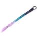 Rainbow Ponytail Hair Extensions Colorful Braided Ponytail Hair Extensions Ombre Hair Extensions Elastic Straight Fashion Wraparound Braided Hair For Girls Women (Black/Blue/Purple)