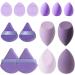 Lnhgh Beauty Sponges Blender Blending Sponge & Makeup Sponge Set - Beauty Sponge & Powder Puff Versatile Wet & Dry Use Long Lasting for Women Purple - Buy Online on GoSupps.com