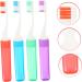Minkissy Travel Toothbrush Set - 12 Wear-Resistant Foldable Manual Toothbrushes for Kids & Daily Use - Ideal for Household & Travel - Buy Online on GoSupps.com