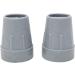 fiXte Heavy Duty Rubber Ferrule Tips with Metal Washer for 25mm Poles - Grey (Pack of 2) - Buy Online on GoSupps.com