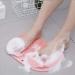 Slip-Proof Silicone Massage Pad & Foot Scrubber - Non-Slip Shower Massager with Suction Cups (Red) - International Shipping - Buy Online on GoSupps.com