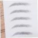 Housoutil 2pcs 3d Eyebrow Stickers Realistic Eyebrow -like Imitation Eyebrow Template 6d Eyebrow Trimming - Buy Online on GoSupps.com