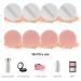 Molain 8-Part Round Make-Up Sponge Set with Strap - Smooth Powder Blending for Primer Cream & Concealer - Full Coverage Face & Body Applicator in White - Buy Online on GoSupps.com