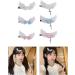 LAMDNL Girls Angel Wing Hair Clip Cute Bowknot/Heart s Hairpin Modern Hairs Barrette for All Ages Eye Catching Headwear - Buy Online on GoSupps.com