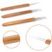 LDCREEE Dreadlock Crochet Hooks Set - 3 Pieces 0.75mm Wood Color for Hair Braid Craft - Buy Online on GoSupps.com