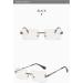KDOQ Rimless Square Anti Blue Light Glasses for Gaming - Men & Women - Black Reduce Eyestrain & Enhance Comfort - Buy Online on GoSupps.com