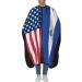 USA El Salvador Flag Barber Cape | Professional Waterproof Hair Cutting Apron - 55x66 for Stylists & Home Use - Buy Online on GoSupps.com