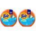 Tide Pods Laundry Detergent Clean Breeze 57 Pacs Capsules 46 Ounce (Pack of 2)